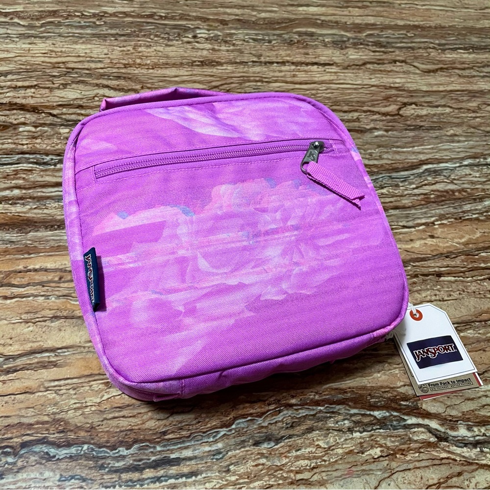 JanSport Lunch Break Lunch Bag Static Rose